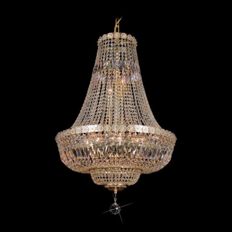 Lustre Cristal Bohemia - Lustra Imperial cristal Bohemia diametru 58cm, L15 303/12/3-SK