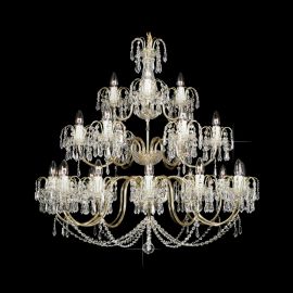 Lustre Cristal Bohemia - Lustra 21 brate cristal Bohemia L12 590/21/3