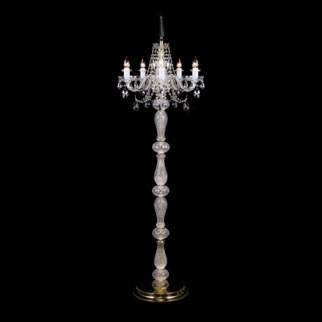 Veioze, Lampadare Cristal - Lampadar 5 brate design LUX cristal Bohemia