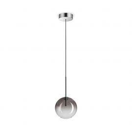 Pendule, Lustre suspendate - Pendul EQUINOXE SP1 D15 crom/ faded smoky