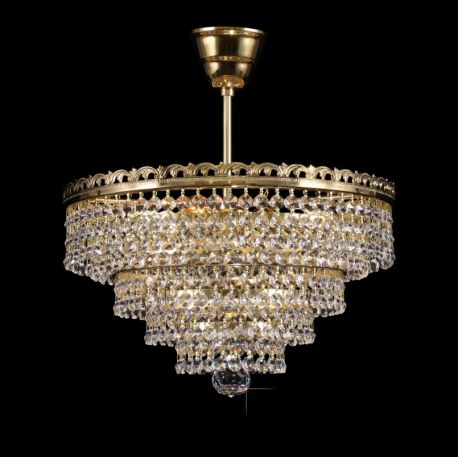 Corpuri de iluminat - Lustra cristal Bohemia, diametru 40cm