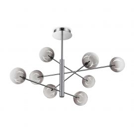 Candelabre, Lustre - Lustra cu 8 surse de lumina EQUINOXE SP8 faded smoky