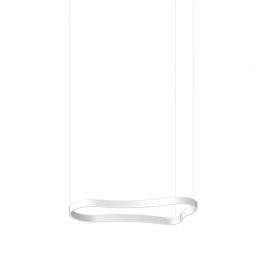 Pendule, Lustre suspendate - Lustra LED suspendata Waves-1 sp alba