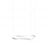 Lustra LED suspendata Waves-1 sp alba