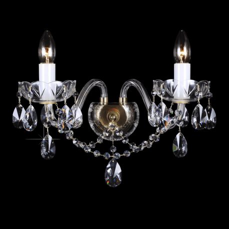Aplice Cristal Bohemia - Aplica de perete cu 2 brate, Cristal Bohemia