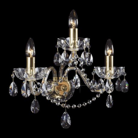 Aplice Cristal Bohemia - Aplica cu 3 brate Cristal Bohemia