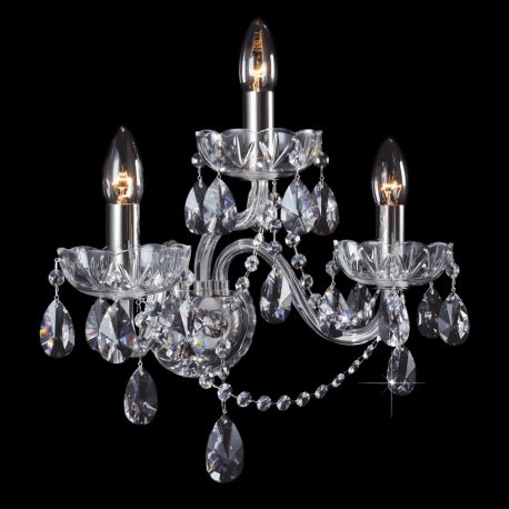 Aplice Cristal Bohemia - Aplica cu 3 brate Cristal Bohemia