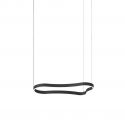 Lustra LED suspendata Waves-1 sp negru