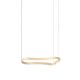 Lustra LED suspendata Waves-1 sp aurie