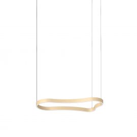 Pendule, Lustre suspendate - Lustra LED suspendata Waves-1 sp aurie