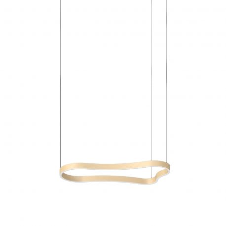 Pendule, Lustre suspendate - Lustra LED suspendata Waves-1 sp aurie