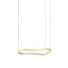Lustra LED suspendata Waves-1 sp aurie