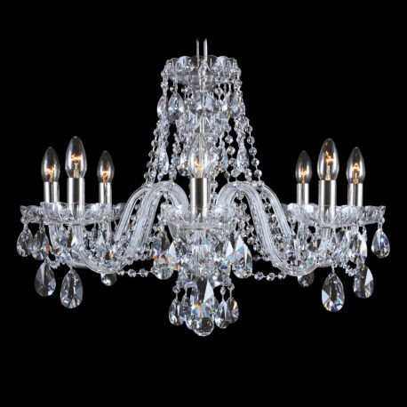 Lustre Cristal Bohemia - Candelabru cu 8 brate Cristal Bohemia