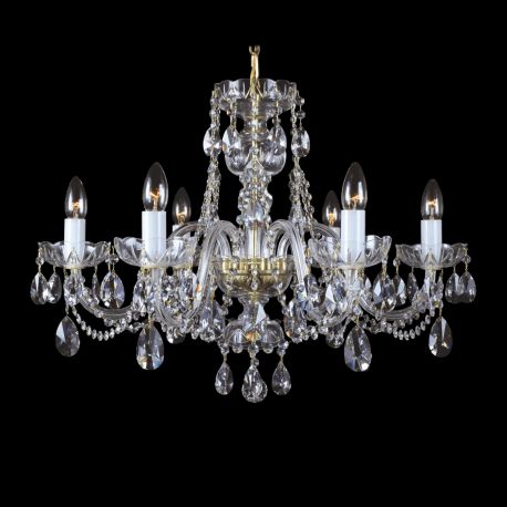 Lustre Cristal Bohemia - Candelabru cu 6 brate Cristal Bohemia