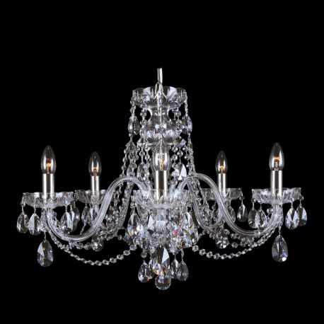 Lustre Cristal Bohemia - Candelabru cu 5 brate Cristal Bohemia