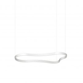 Pendule, Lustre suspendate - Lustra LED suspendata Waves-2 sp alba