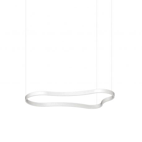 Pendule, Lustre suspendate - Lustra LED suspendata Waves-2 sp alba