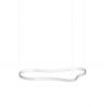 Lustra LED suspendata Waves-2 sp alba