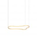 Lustra LED suspendata Waves-2 sp aurie