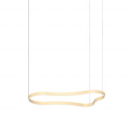 Pendule, Lustre suspendate - Lustra LED suspendata Waves-2 sp aurie