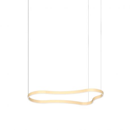 Pendule, Lustre suspendate - Lustra LED suspendata Waves-2 sp aurie