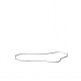 Pendule, Lustre suspendate - Lustra LED suspendata Waves-3 sp alba