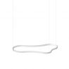 Lustra LED suspendata Waves-3 sp alba