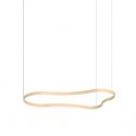 Lustra LED suspendata Waves-3 sp aurie