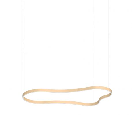 Pendule, Lustre suspendate - Lustra LED suspendata Waves-3 sp aurie