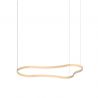 Lustra LED suspendata Waves-3 sp aurie
