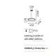 Pendule, Lustre suspendate - Lustra LED suspendata Topico sp d45