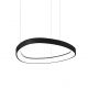 Pendule, Lustre suspendate - Lustra LED suspendata design circular Gemini sp d042 on-off 2700k negru