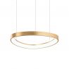 Lustra LED suspendata design circular Gemini sp d042 on-off 2700k aurie