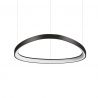Lustra LED suspendata design circular Gemini sp d061 on-off 2700k negru