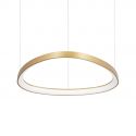 Lustra LED suspendata design circular Gemini sp d061 on-off 2700k aurie