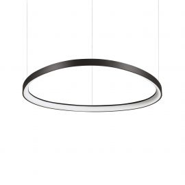 Lustra LED suspendata design circular Gemini sp d081 on-off 2700k negru
