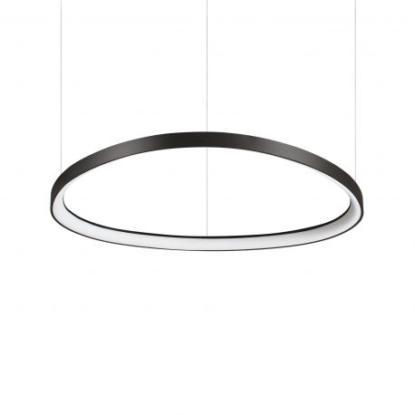 Pendule, Lustre suspendate - Lustra LED suspendata design circular Gemini sp d081 on-off 2700k negru