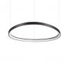 Lustra LED suspendata design circular Gemini sp d081 on-off 2700k negru