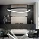 Pendule, Lustre suspendate - Lustra LED suspendata design circular Gemini sp d105 on-off 2700k alba