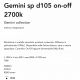 Pendule, Lustre suspendate - Lustra LED suspendata design circular Gemini sp d105 on-off 2700k alba