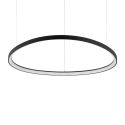 Lustra LED suspendata design circular Gemini sp d105 on-off 2700k negru