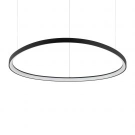 Pendule, Lustre suspendate - Lustra LED suspendata design circular Gemini sp d105 on-off 2700k negru