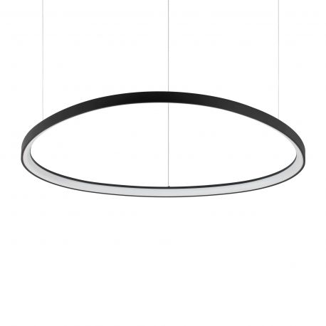 Pendule, Lustre suspendate - Lustra LED suspendata design circular Gemini sp d105 on-off 2700k negru