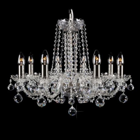 Lustre Cristal Bohemia - Lustra 8 brate cristal Bohemia L11 007/08/4