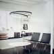 Pendule, Lustre suspendate - Lustra LED suspendata design circular Oz sp d60 on-off 2700k negru