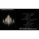 Lustre Cristal Bohemia - Lustra 8 brate cristal Bohemia L11 009/10/3-K