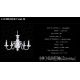 Lustre Cristal Bohemia - Lustra 5 brate cristal Bohemia L11 905/05/0