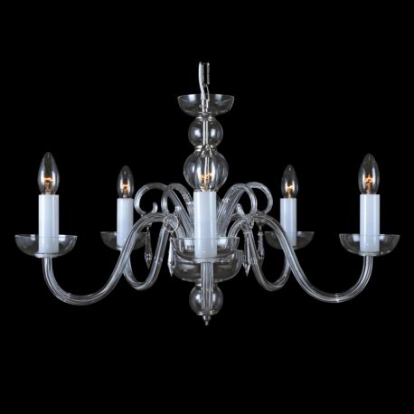 Lustre Cristal Bohemia - Lustra 5 brate cristal Bohemia L11 905/05/3-H