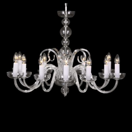 Lustre Cristal Bohemia - Lustra 12 brate cristal Bohemia L11 905/12/0