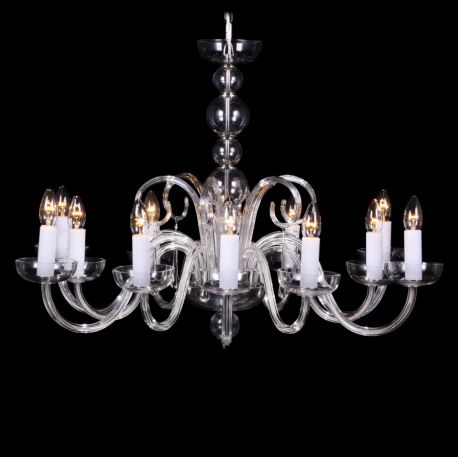 Lustre Cristal Bohemia - Lustra 12 brate cristal Bohemia L11 905/12/9